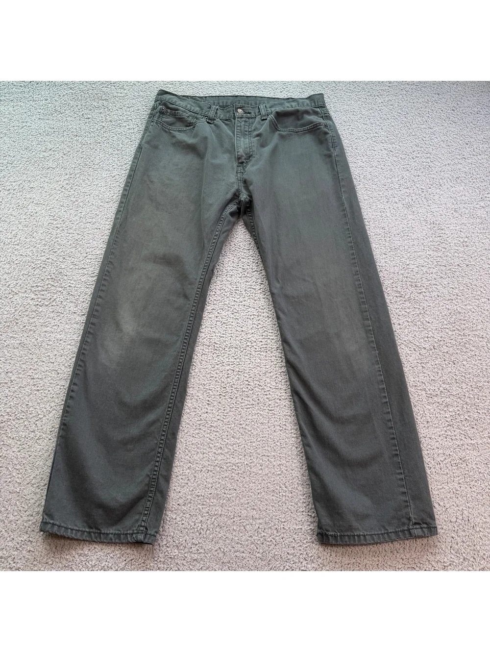 Vintage 90s Levi’s 505 Black Jeans 34x29 USA Made Faded Straight Leg Denim
